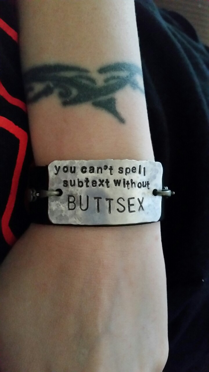 Yay! My modified subtext bracelet FINALLY came!