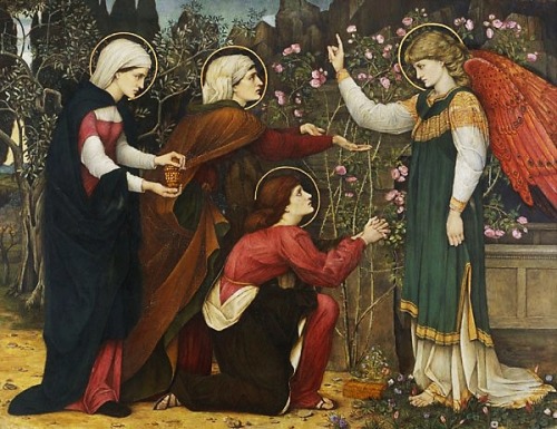 &ldquo;Why seek ye the living among the dead?&rdquo; St Luke 24 v5 by John Roddam Spencer Stanhope