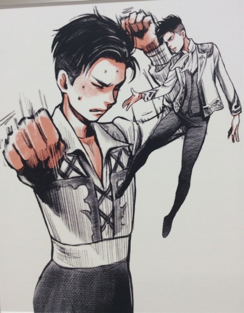 mitty3000: Mitsuro Kubo Exhibition in Osaka Pictures for BD box Otabek & Yuri