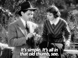 deeply-troubled-mind:  sandandglass:  It Happened One Night (1934)  Per una donna.