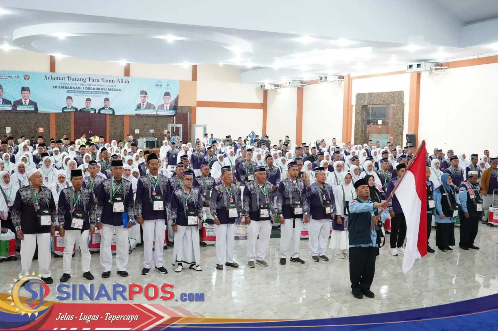 360 Jemaah Calhaj Kloter 9 Embarkasi Medan Diberangkatkan ke Tanah Suci