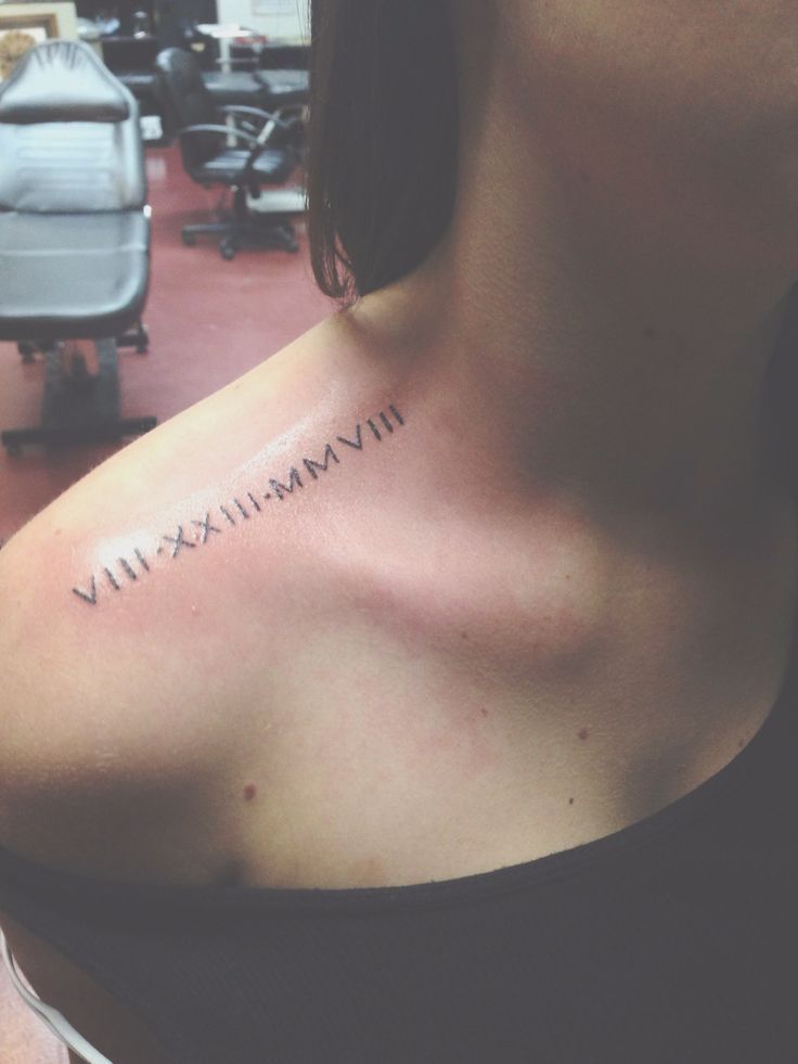 55 Roman Numeral Tattoo Ideas To Number Your Memories