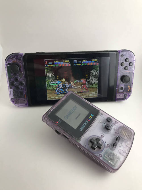 retrogamingblog - Atomic Purple Nintendo Switch made by...