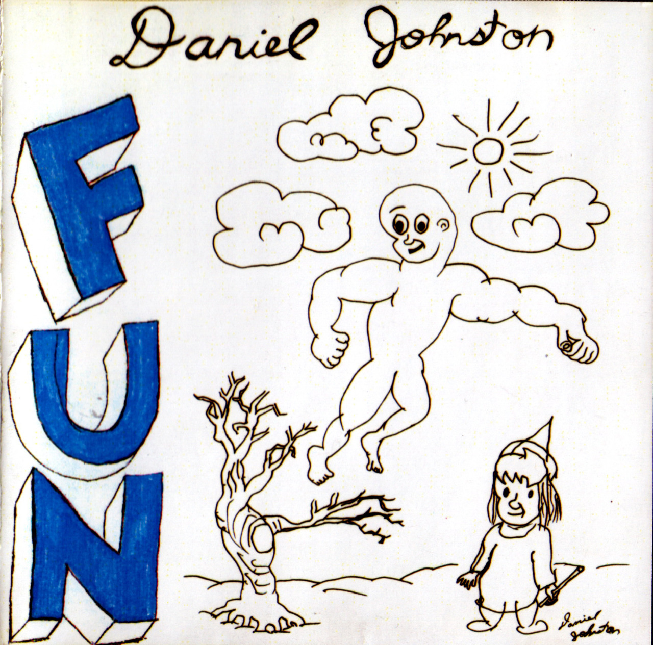 20aliens:   favorite album covers (4/133)  Daniel Johnston, Fun (1994) 