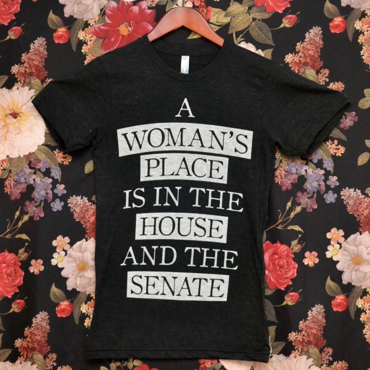 the-absolute-best-gifs:  Wicked Clothes presents: the Tri-Blend ’A Woman’s Place’