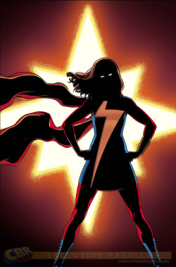mckelvie:  My cover for issue 2 of Ms. Marvel.
