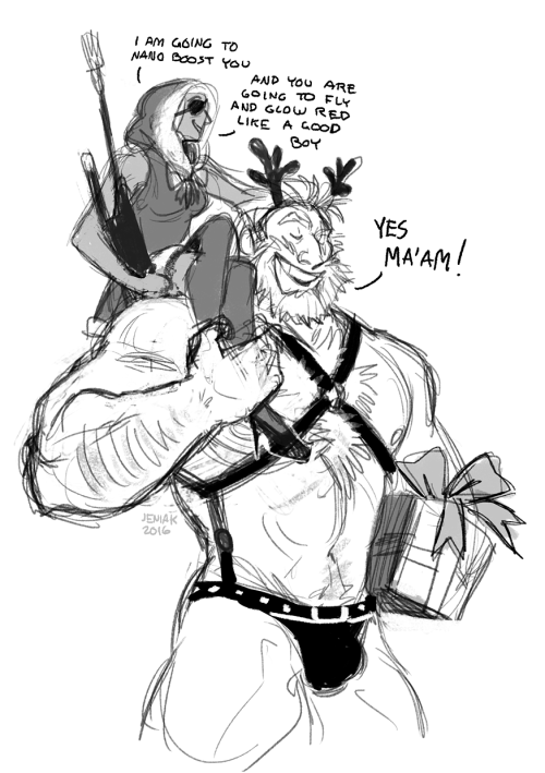 jeniakart:a self indulgent McSanta and requests for berneri and muura  