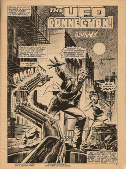 Splash Page From Marvel Preview Presents The Ufo Connection, By David Kraft, Herb