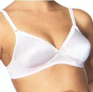 Today, most wireless bras are a molded cup full of foam and fluff.  If you want a wire free bra