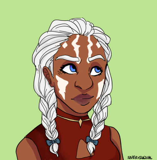soveryradical: I was thinking about this post and human ahsoka, so this happened.I couldn’t de