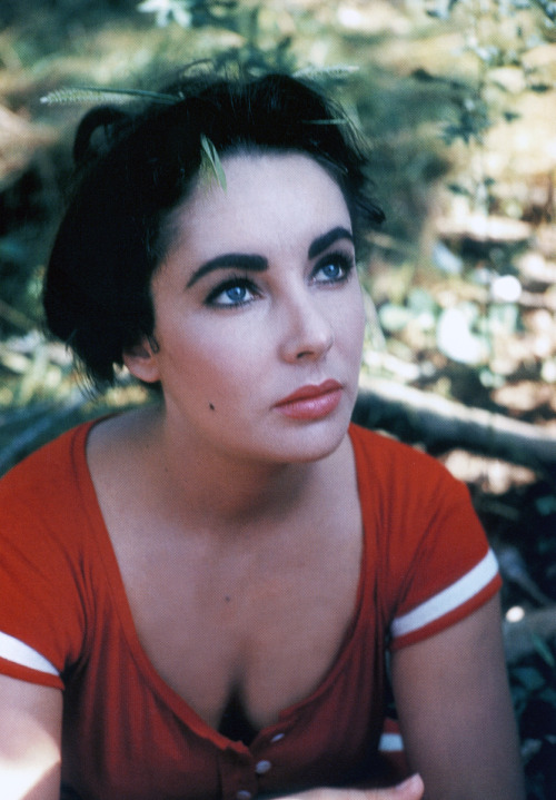 Elizabeth Taylor / during production of Edward Dmytryk’s Raintree County (1957) / photos by Bo