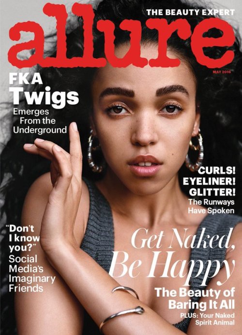 FKA twigs Covers of the May Issue of Allure Magazine