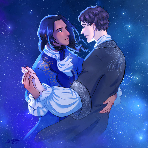 Raziol and Sulvain from the Novae comic which you can read for free here.