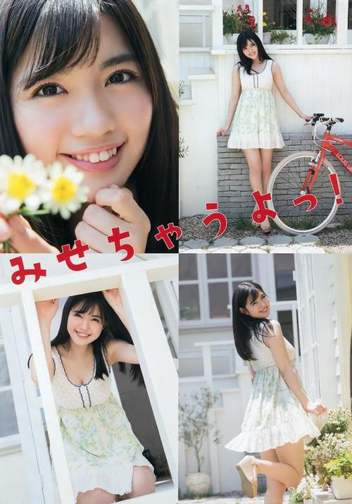 fujienyan:  HKT48 Tanaka Yuka - Young Animal 7.2016