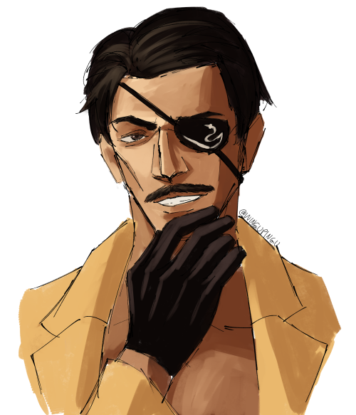 wingupingu:what if majima had a moustache