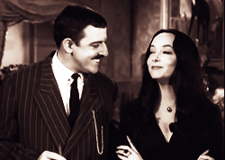 sarahhstrong:  Favourite TV Pairings » Gomez &amp; Morticia Addams 