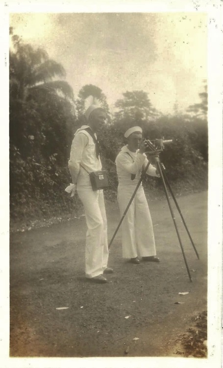 Sailors from the USS Augusta in the Philippines 1930s