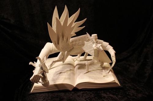 steam-on-steampunk: Artist Gives Old Books a Second Life By Making Sculptures Out Of Their Pages&ldq