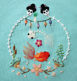 irisnectar:  Embroidery by İrem Yazıcı (Baobap