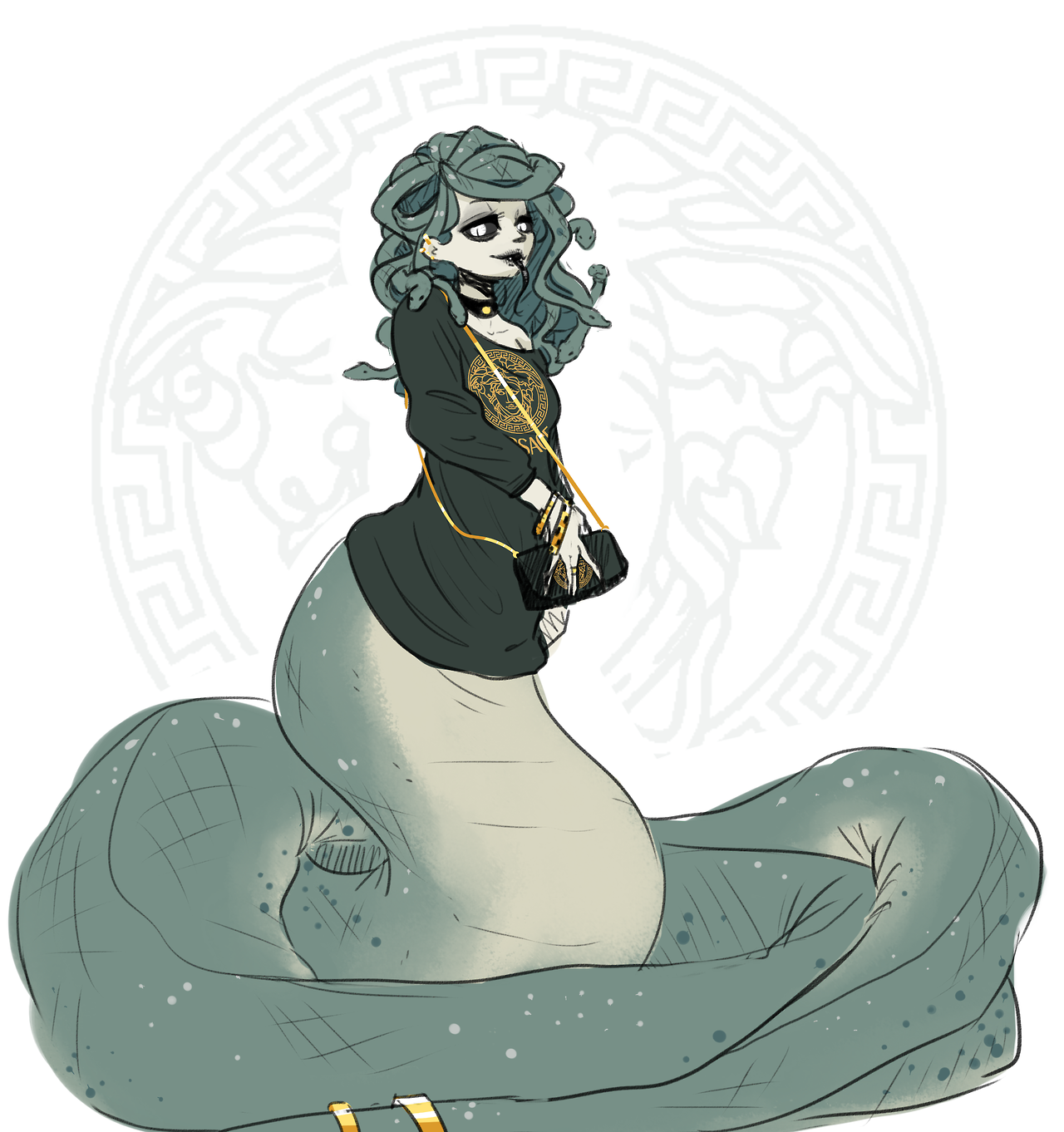 nobby-art: VERSACE VERSACEMEDUSA HEAD ON ME LIKE I’M ‘LUMINATI 