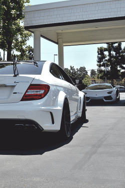 wearevanity:  C63 X Aventador | WAV 