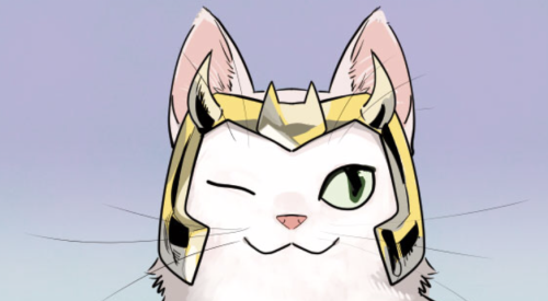 Loki and Carol DanversMarvel Meow Infinity Comic