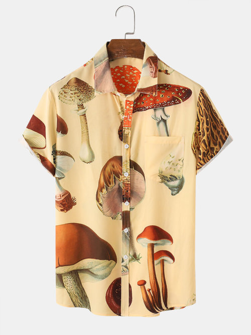 fashionloverlady:Colorful Element Print Loose Light Short Sleeve ShirtsCheck out HEREGet all of them