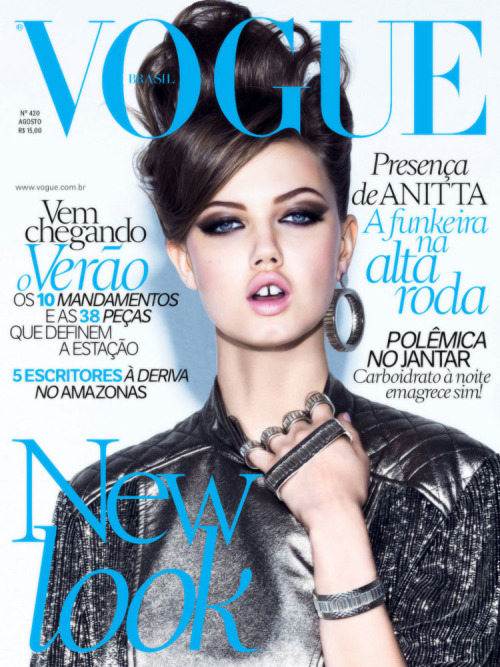 lovely-fashion-world:  Vogue Brazil August 2013 Cover