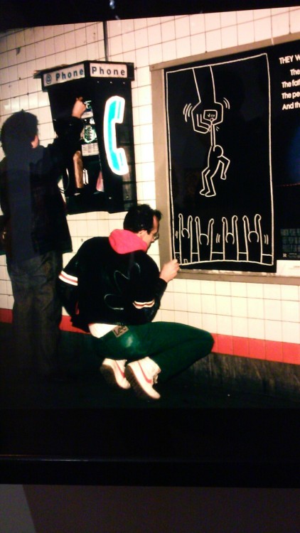 psilolysergicamine:  I’m very happy to have been able to view the Keith Haring exhibit in SF today.  Rest in peace to an amazing and highly influential artist.