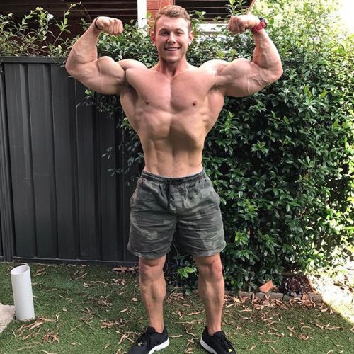musclestimulus: lovedolmanche: Huck Finn looking Aussie Mike Pearson.  Thick muscle indeed. MuscleStimulus.com ::  This dude has it GOING ON. 