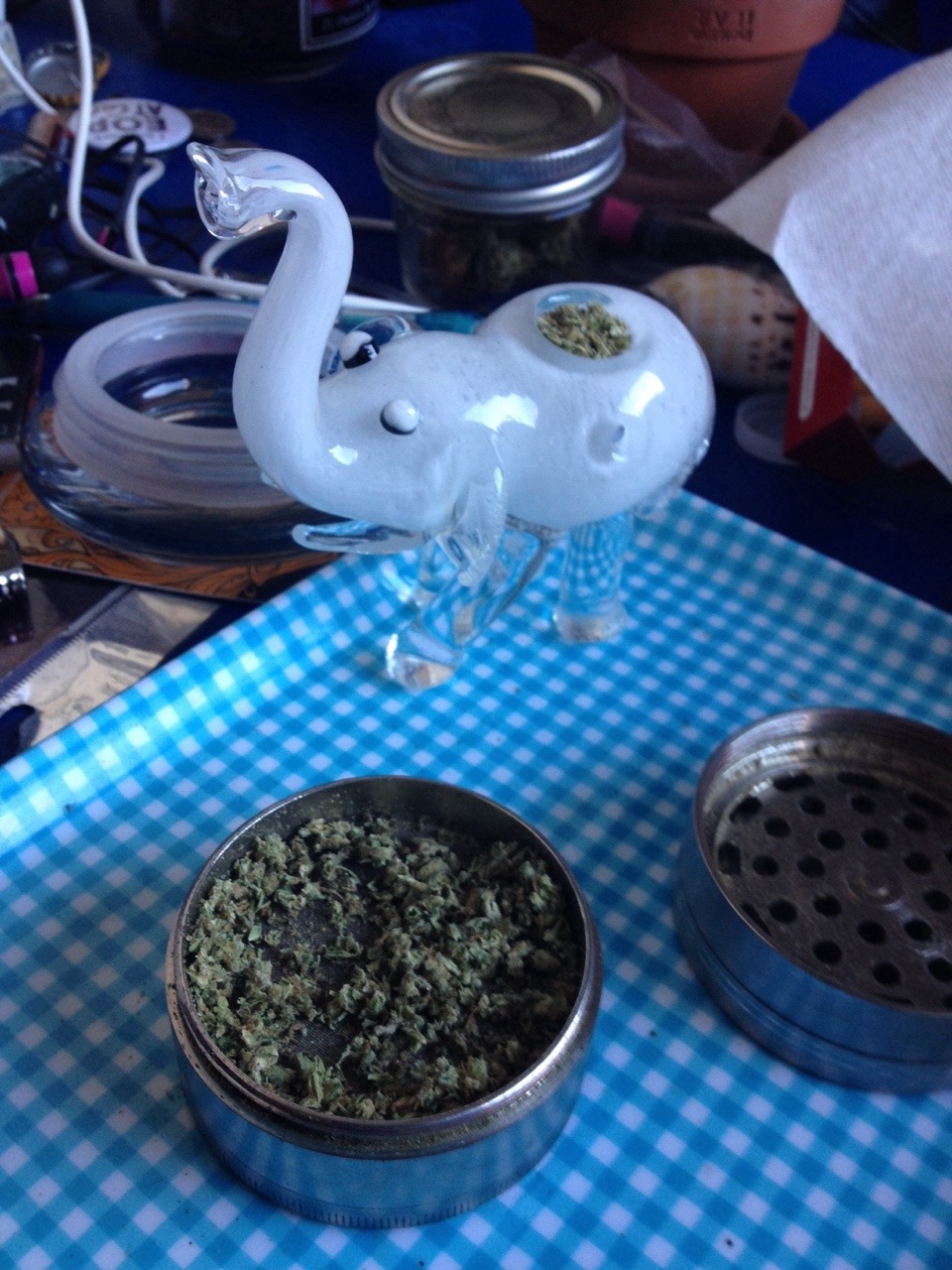 2-grams:  Pipe I bought for my sister in Berkeley yesterday with some dank skywalker