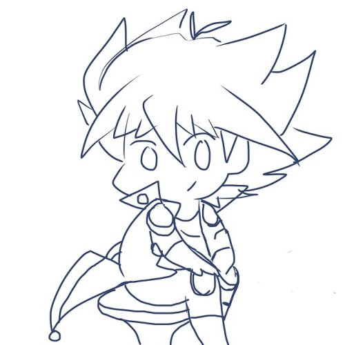 kuuvak:3 minute warm up doodle of Yusei 