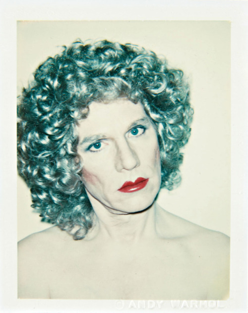 arpeggia:  Andy Warhol - Self Portrait in Drag, 1981 