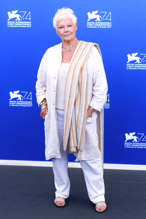 Judi Dench&lsquo;Victoria &amp; Abdul&rsquo; photocall, Venice Film Festival 2017, Italy