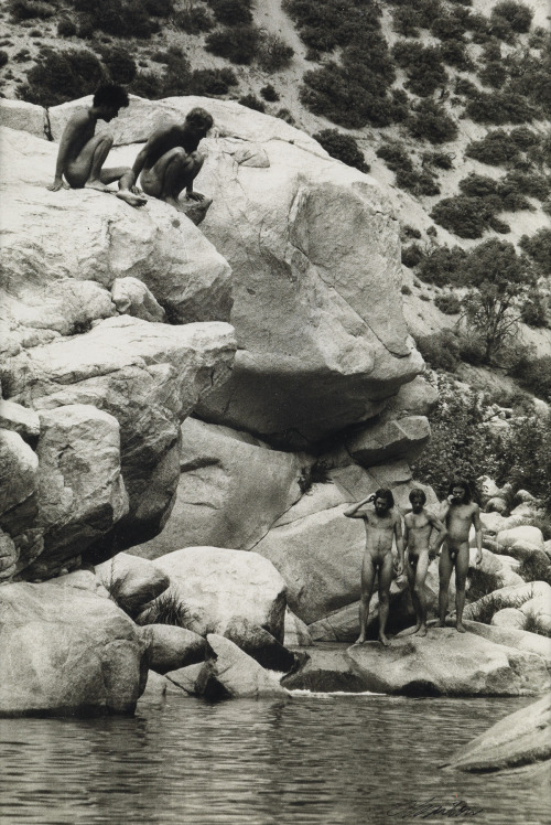 ayearoferewhon:Crawford Barton, Deep Creek, Mojave, 1967, silver gelatin print