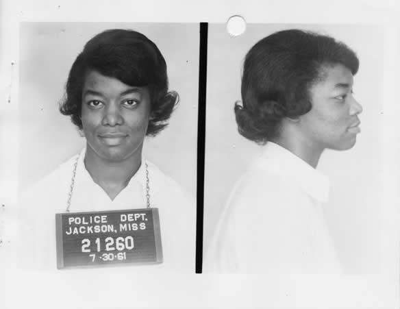 modbeatnik:  Mugshots of Freedom Riders after being arrested for protesting in Jackson