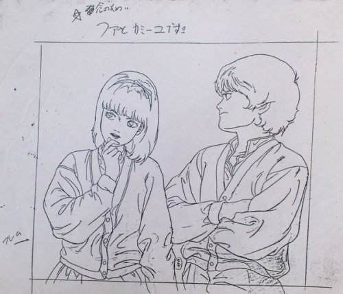 Zeta Gundam Drawings by Yasuomi Umetsu:Kamille &amp; Fa, Jerid &amp; Mouar, Scirocco