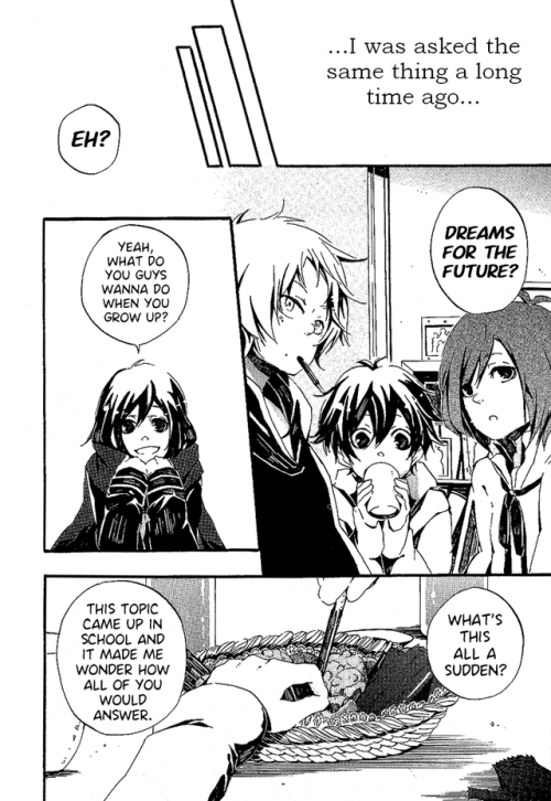 The Future We Saw by Kitaichi KinomiKagerou Project Official Anthology -FUTURE- Scans, translat
