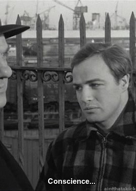 antipahtico:  Karl Malden & Marlon Brando ~ On the Waterfront (1954)