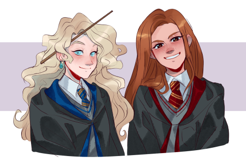 goldhexes:linny drawings….. as well as a linny fankid (the blonde hufflepuff, her name’s soleil love