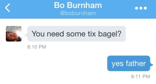 thepsychoticfuckingbiotic:  iswearimnotnaked:  ben-c:  iswearimnotnaked:  i think bo burnham is my sugar daddy  ok but did he deliver   of course   OH MY GOD 