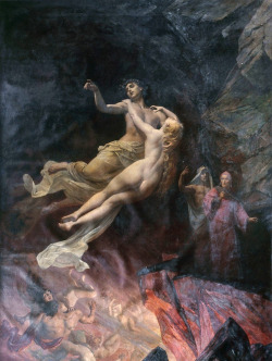 hellfreeway:  “Dante and Virgil in Hell” by Eugène Deully, 1897