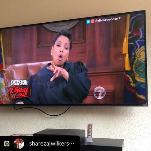 #Repost with @Repostlyapp @sharezajwilkerson Rumor has it my favorite Judge @realjudgelynn is ready 