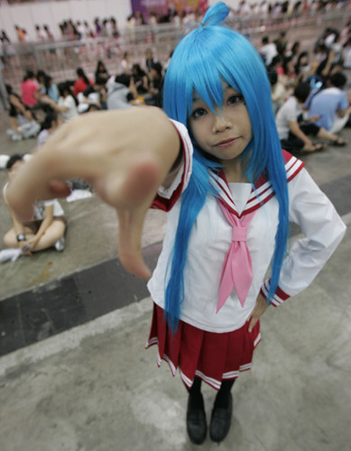cosplayando:  more Luck Star cosplay