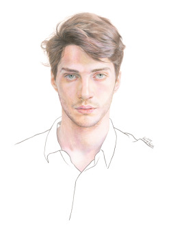 halla-kang:   Matthew Bell (Portrait) Colored