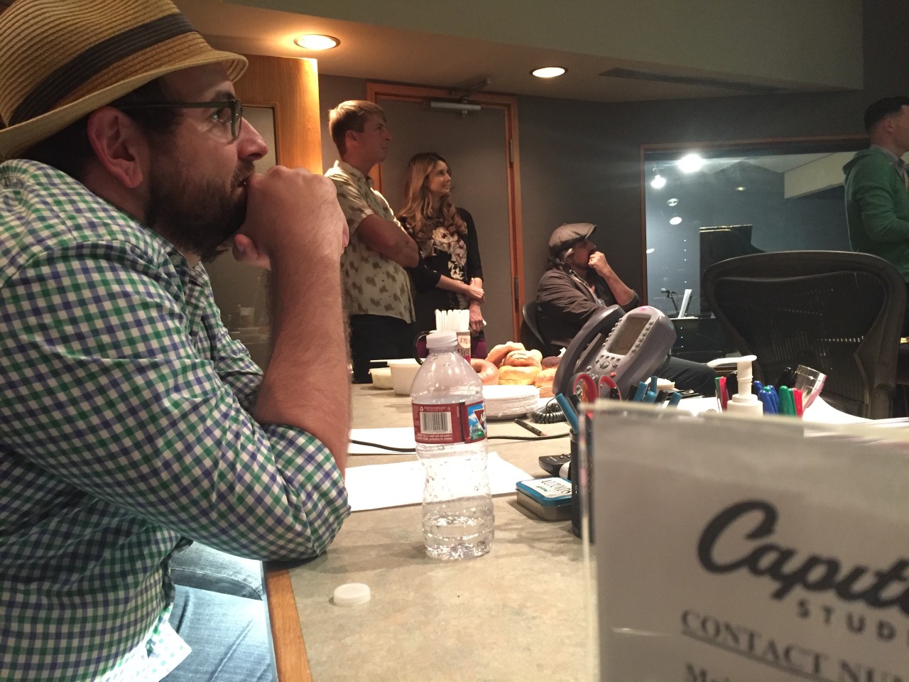 owner-of-wendys:  At the iconic Capitol Records building recording something very