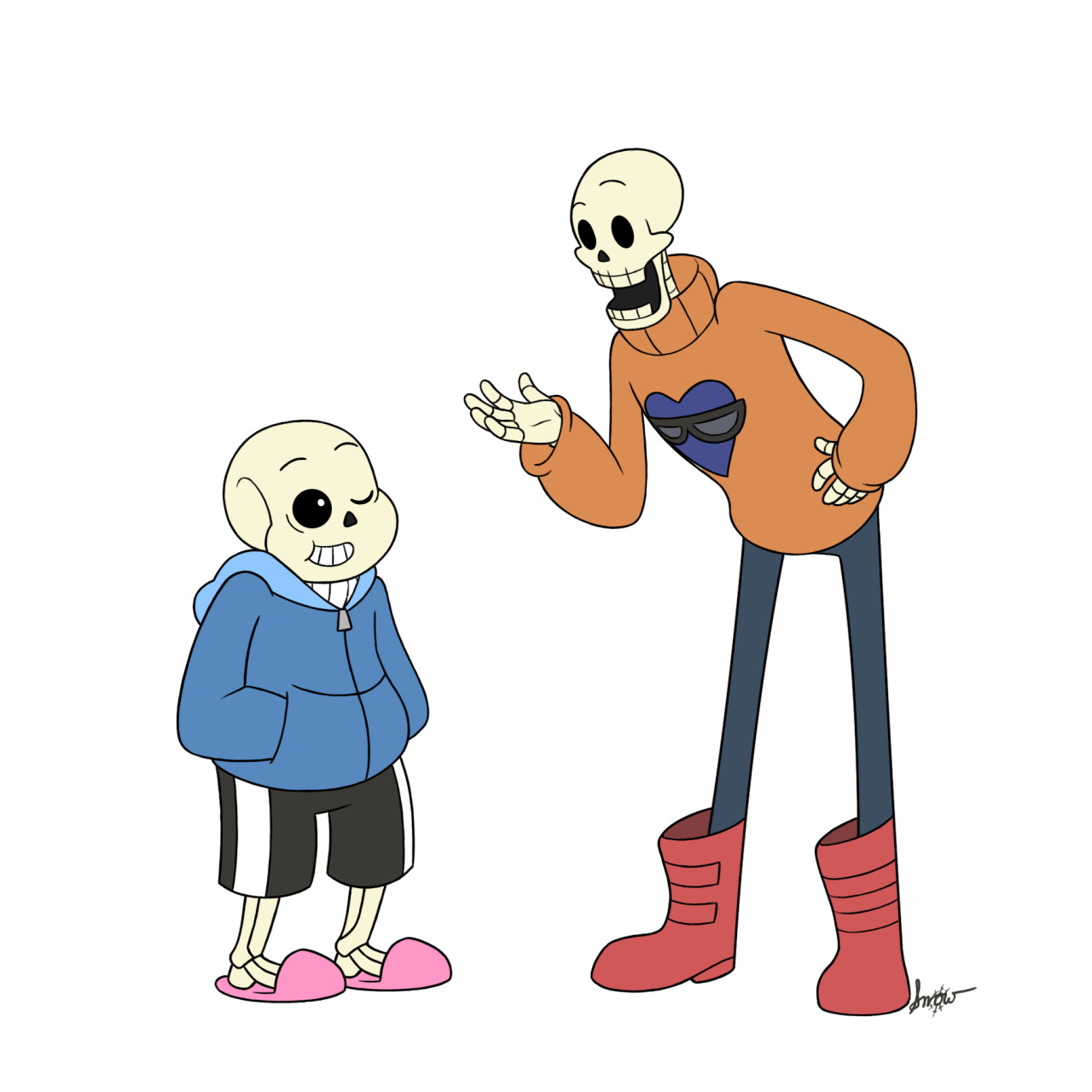 sbrucket:  Different skeletons in different styles. This took so long XD but is was