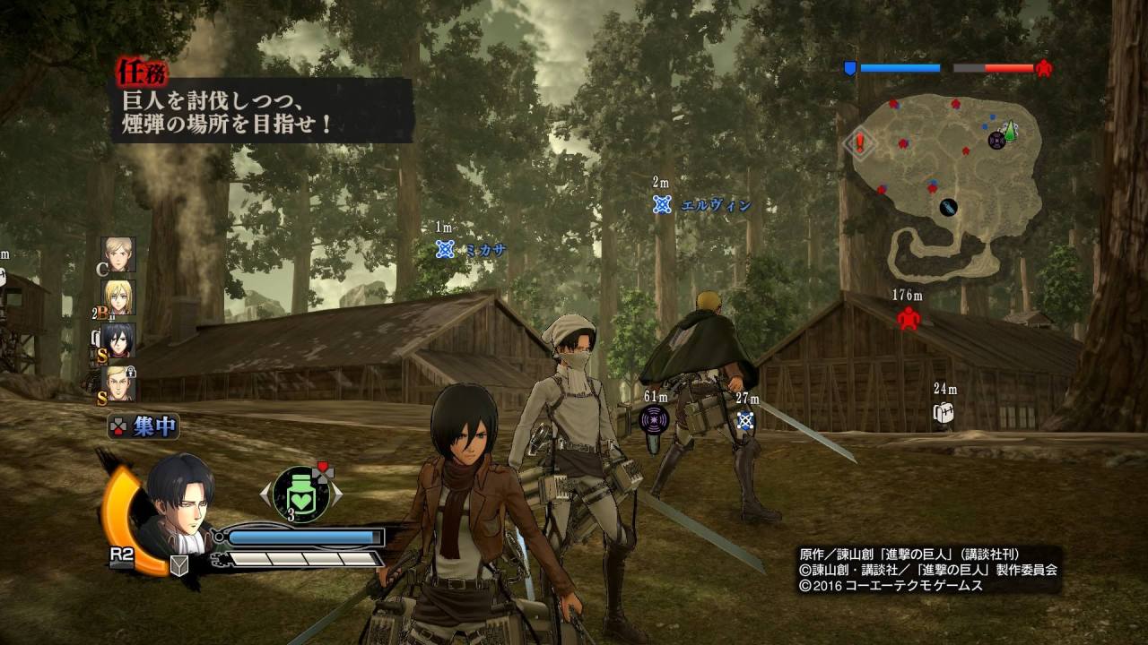 Ackermans reunited!!! *Screenshots like mad*Bonus screenshot of my fav three (Levi,