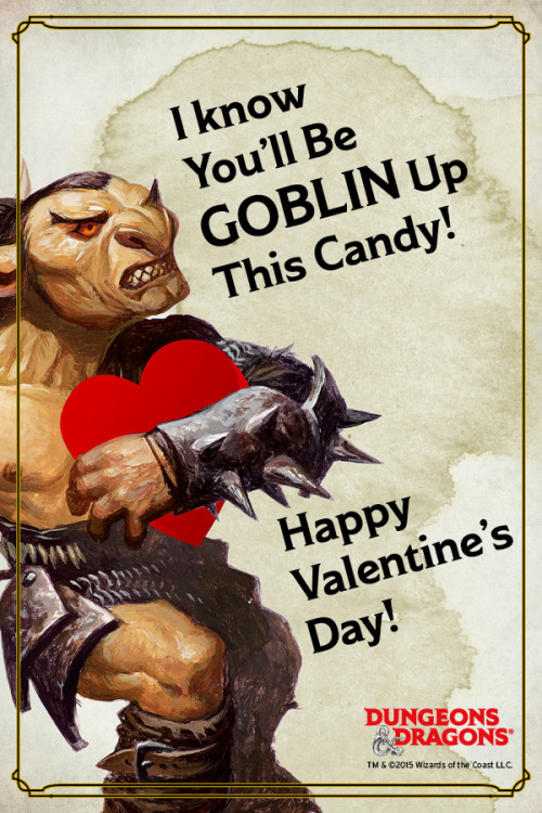 A D&amp;D ValentinesDownload the set &gt;&gt;