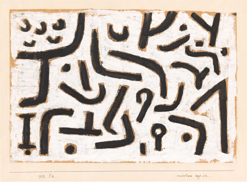 garadinervi:  Paul Klee, Wachstum regt sich, 1938 [Private Collection, Switzerland, deposited in the Zentrum Paul Klee, Bern. © 2022 ARS, New York, NY]